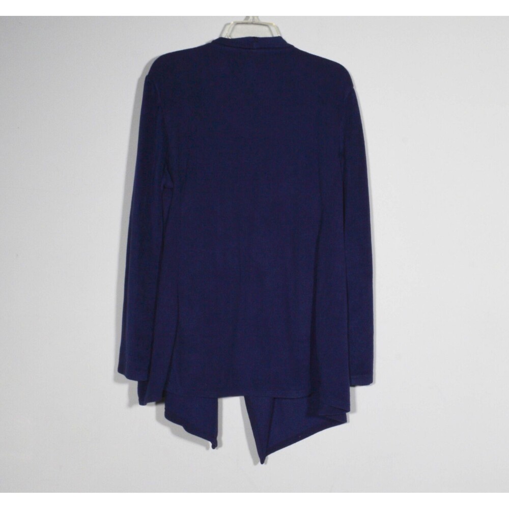 Cuddl Duds Climate Light Navy Velour Fleece 2 Piece Cardigan Lounge Set Sz 2X - Picture 5 of 6